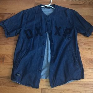 10.Deep Baseball Jersey Denim Size Large